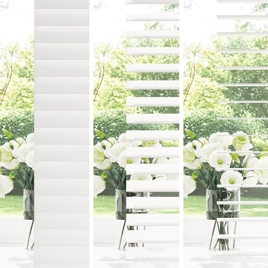 Jaloezie Wit 40 x 160 cm 35 mm Massief Paulowniahout
