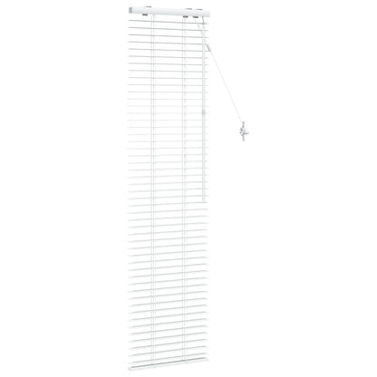 Jaloezie Wit 40 x 160 cm 35 mm Massief Paulowniahout