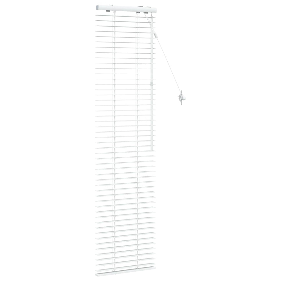 Jaloezie Wit 45 x 160 cm 35 mm Massief Paulowniahout