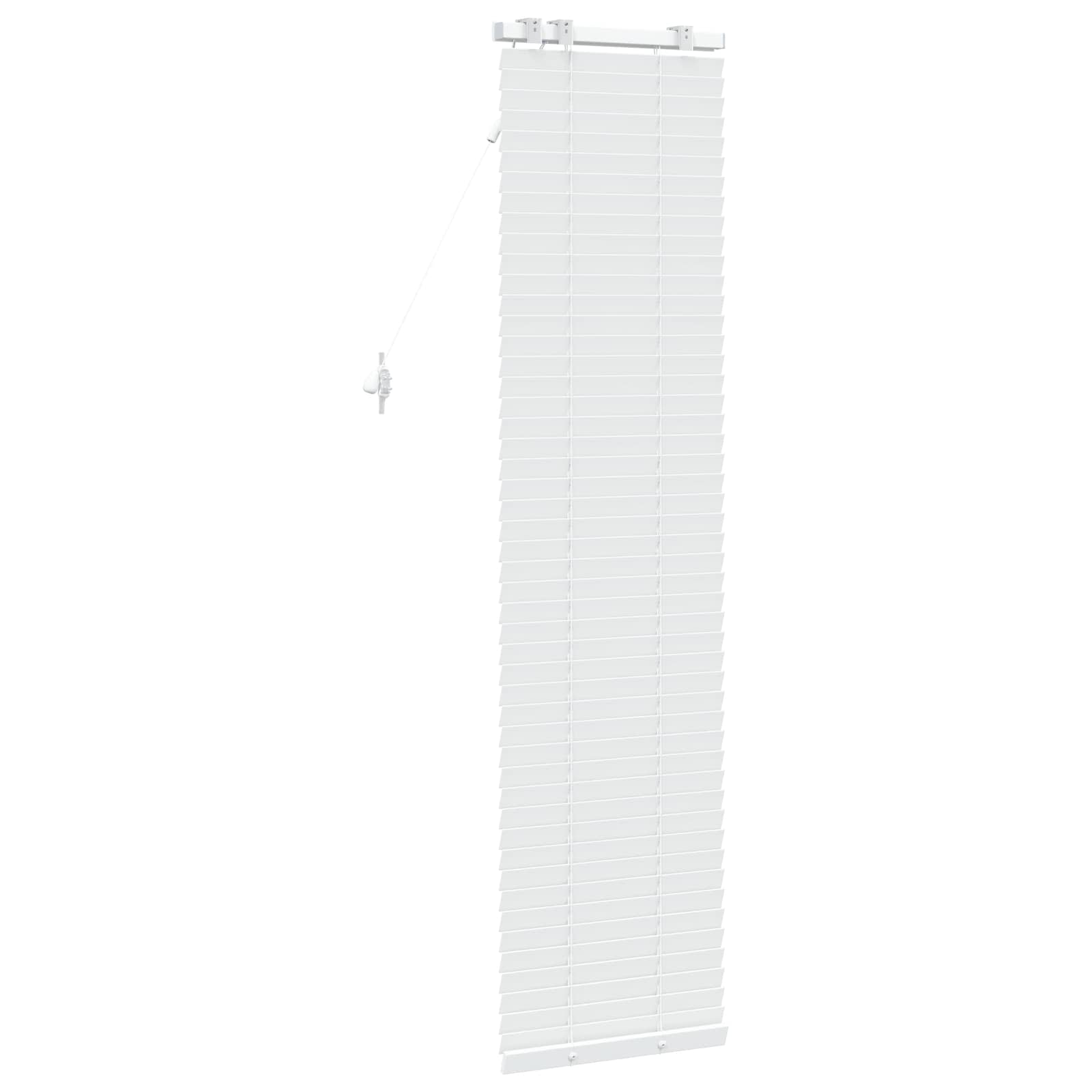 Jaloezie Wit 50 x 160 cm 35 mm Massief Paulowniahout