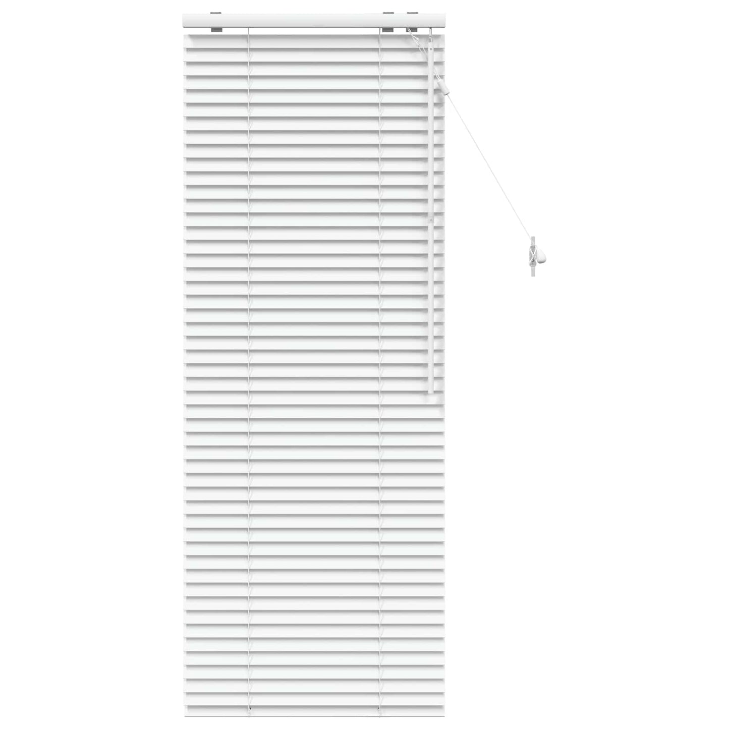 Jaloezie Wit 55 x 160 cm 35 mm Massief Paulowniahout
