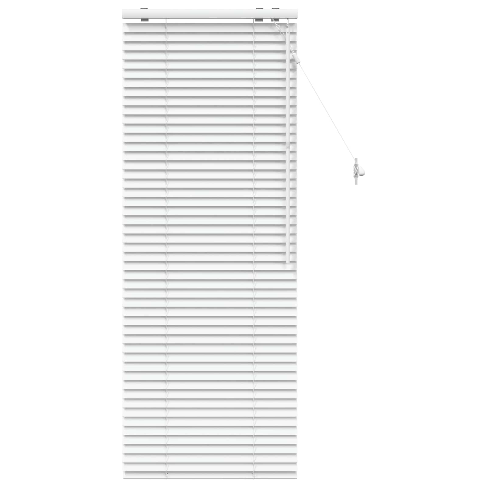 Jaloezie Wit 55 x 160 cm 35 mm Massief Paulowniahout