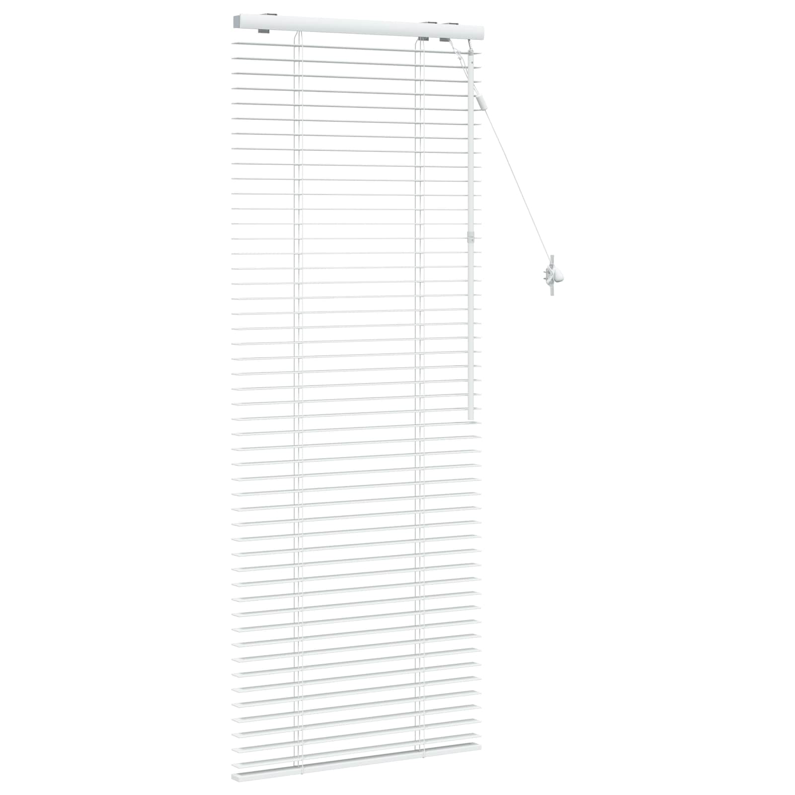 Jaloezie Wit 60 x 160 cm 35 mm Massief Paulowniahout
