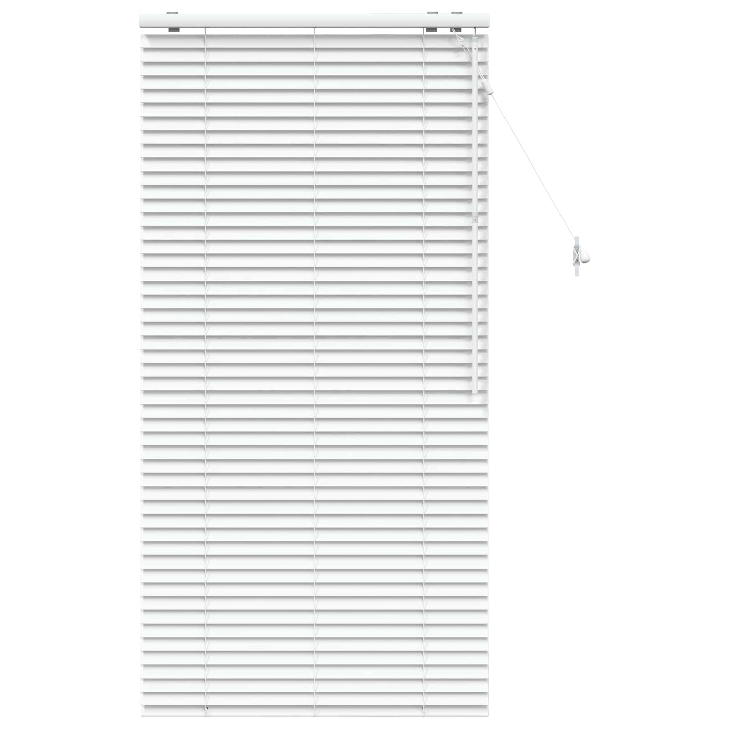 Jaloezie Wit 75 x 160 cm 35 mm Massief Paulowniahout