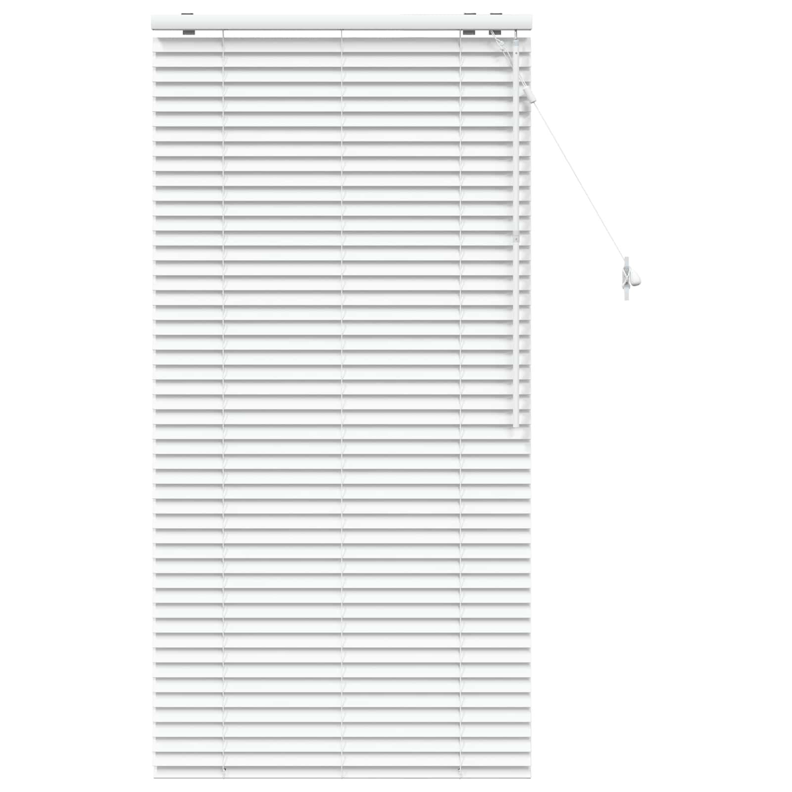 Jaloezie Wit 75 x 160 cm 35 mm Massief Paulowniahout