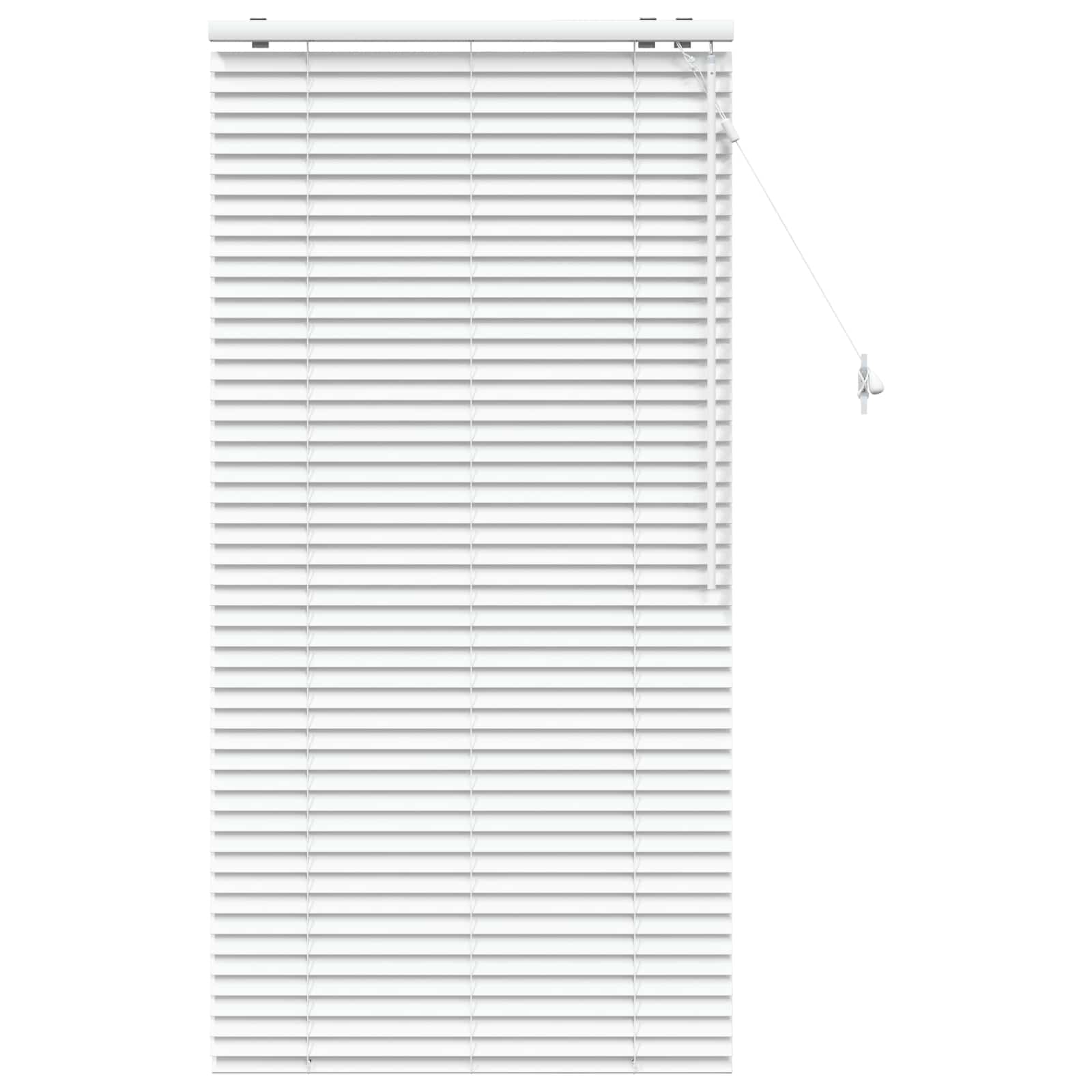 Jaloezie Wit 80 x 160 cm 35 mm Massief Paulowniahout