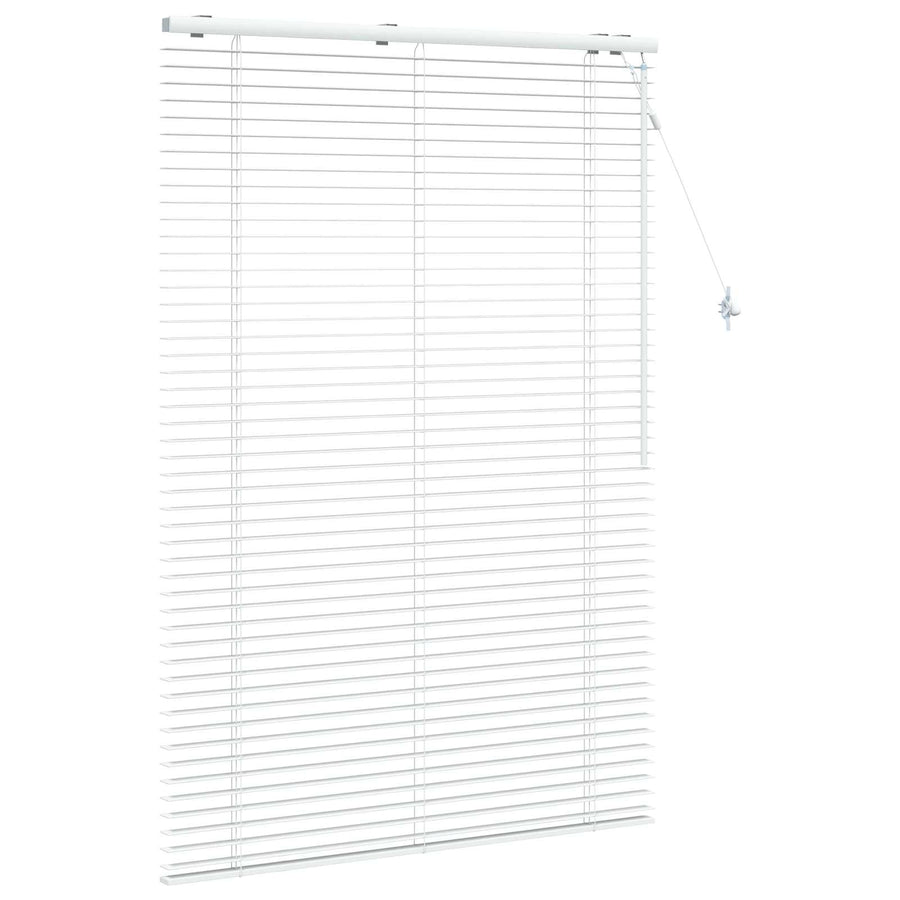 Jaloezie Wit 100 x 160 cm 35 mm Massief Paulowniahout