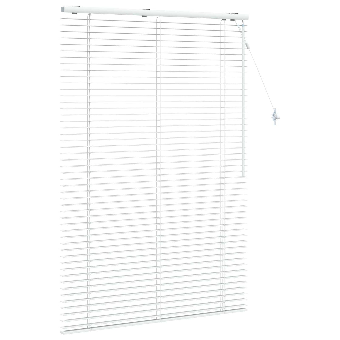 Jaloezie Wit 110 x 160 cm 35 mm Massief Paulowniahout