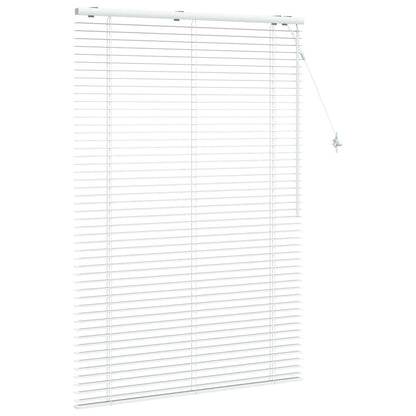 Jaloezie Wit 120 x 160 cm 35 mm Massief Paulowniahout