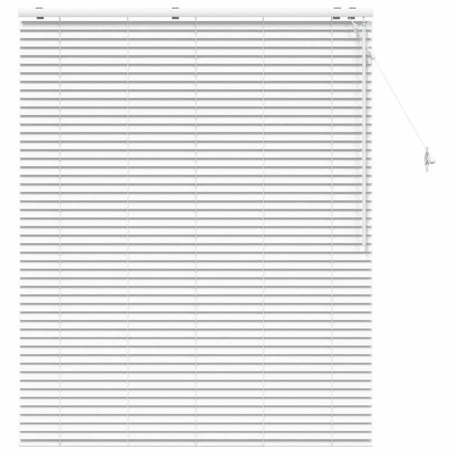 Jaloezie Wit 135 x 160 cm 35 mm Massief Paulowniahout
