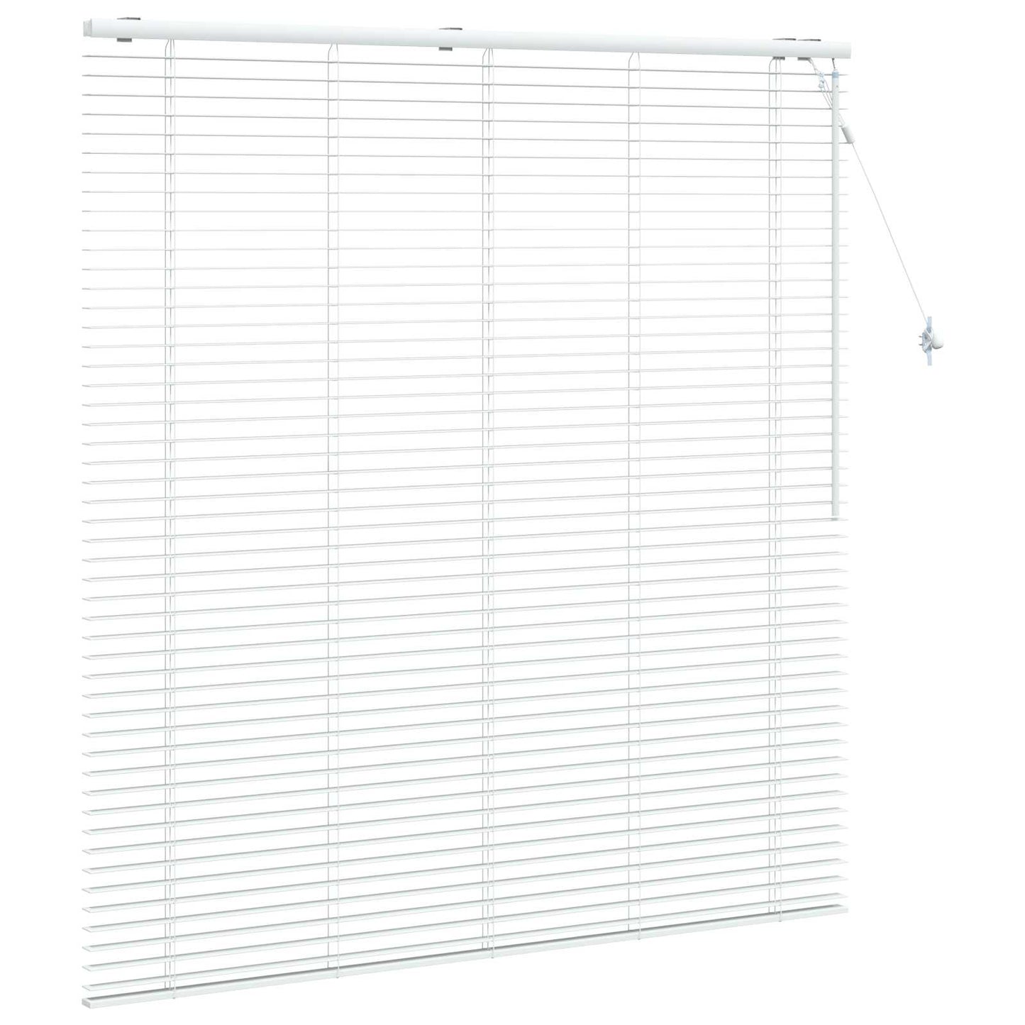 Jaloezie Wit 150 x 160 cm 35 mm Massief Paulowniahout