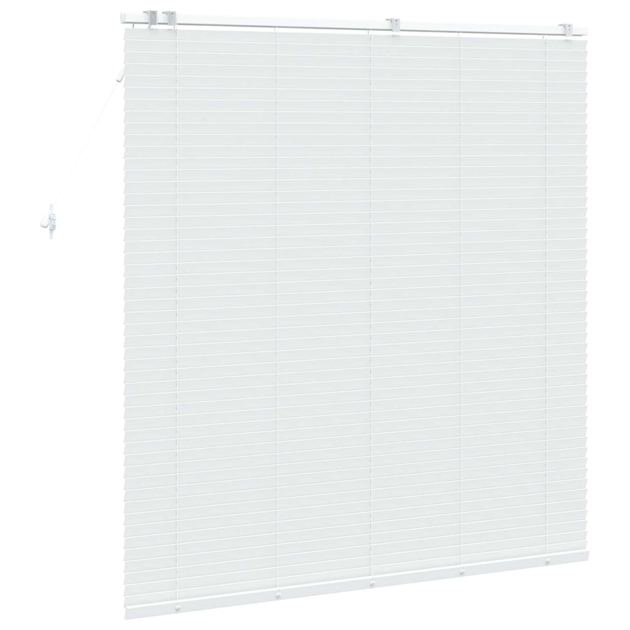 Jaloezie Wit 150 x 160 cm 35 mm Massief Paulowniahout