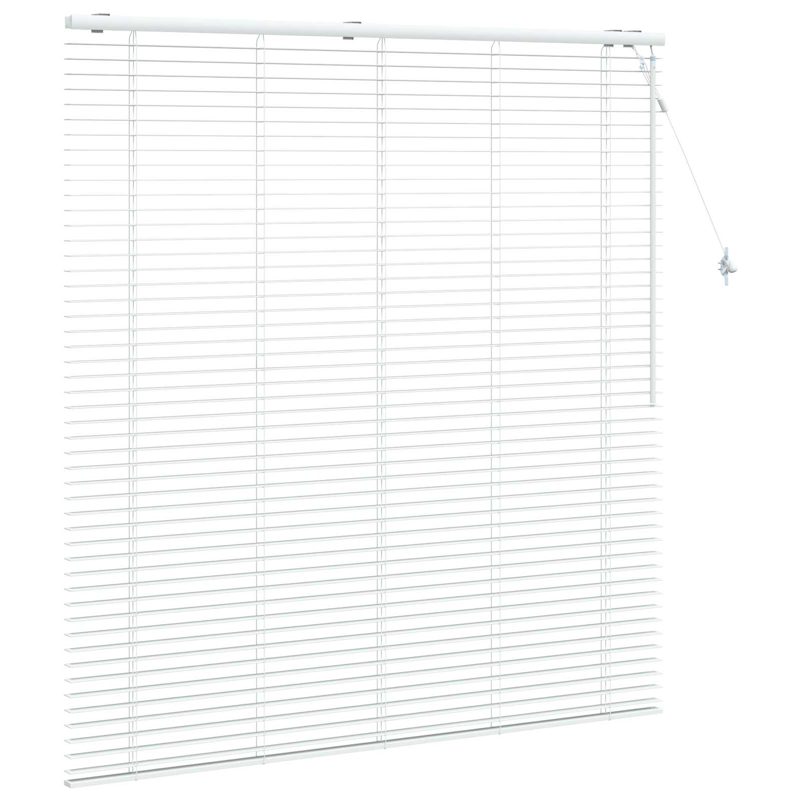 Jaloezie Wit 155 x 160 cm 35 mm Massief Paulowniahout