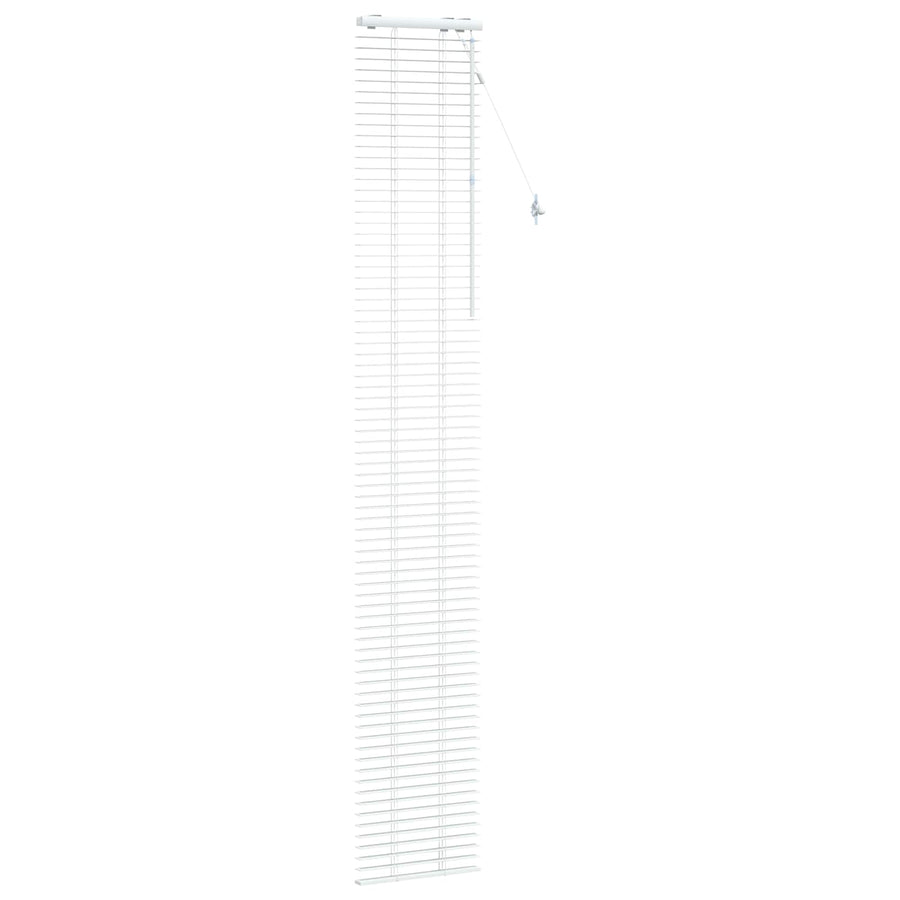 Jaloezie Wit 40 x 250 cm 35 mm Massief Paulowniahout