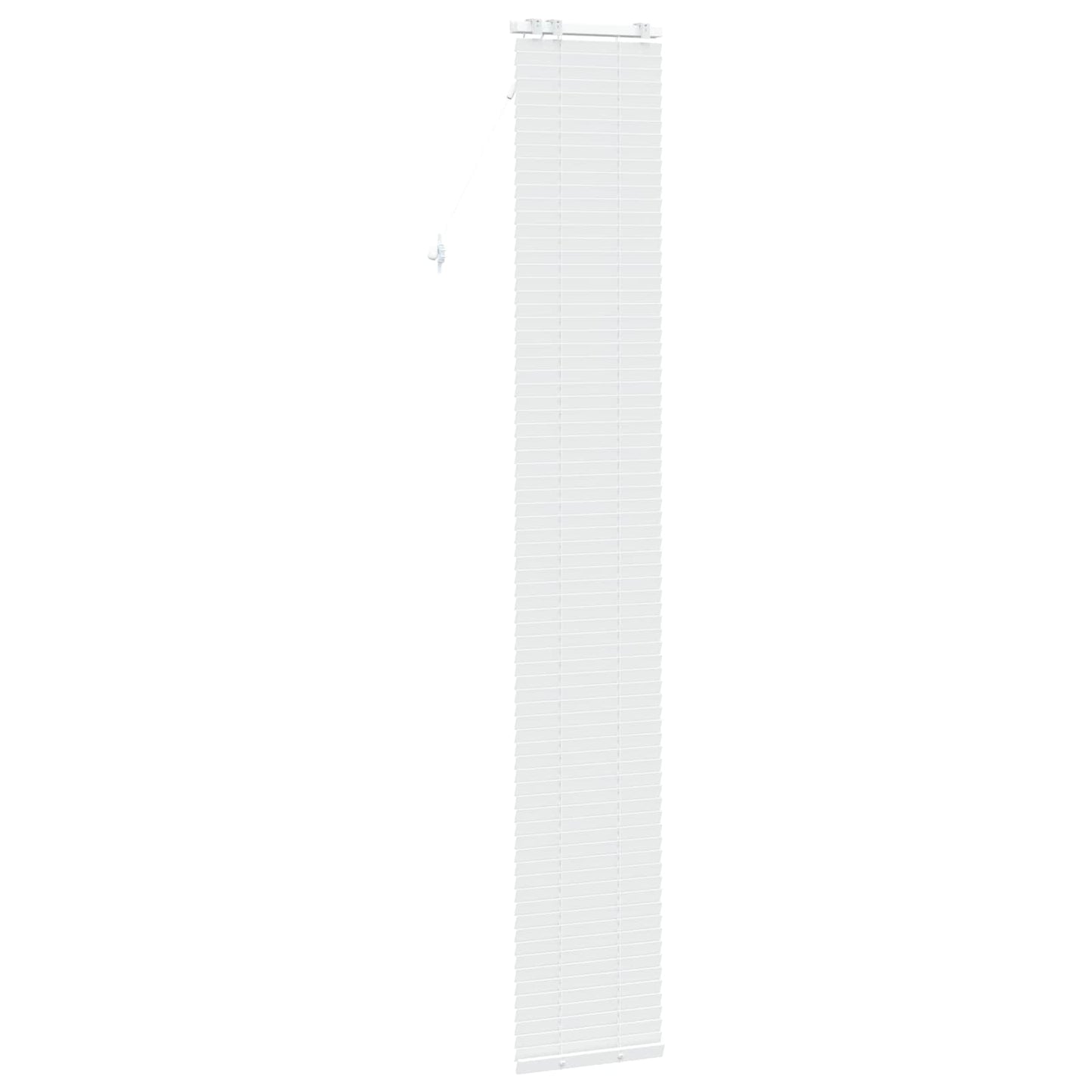 Jaloezie Wit 40 x 250 cm 35 mm Massief Paulowniahout