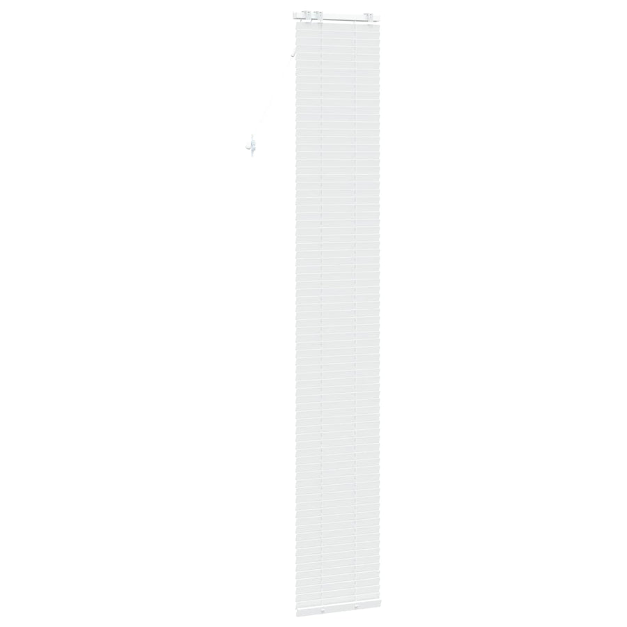 Jaloezie Wit 40 x 250 cm 35 mm Massief Paulowniahout