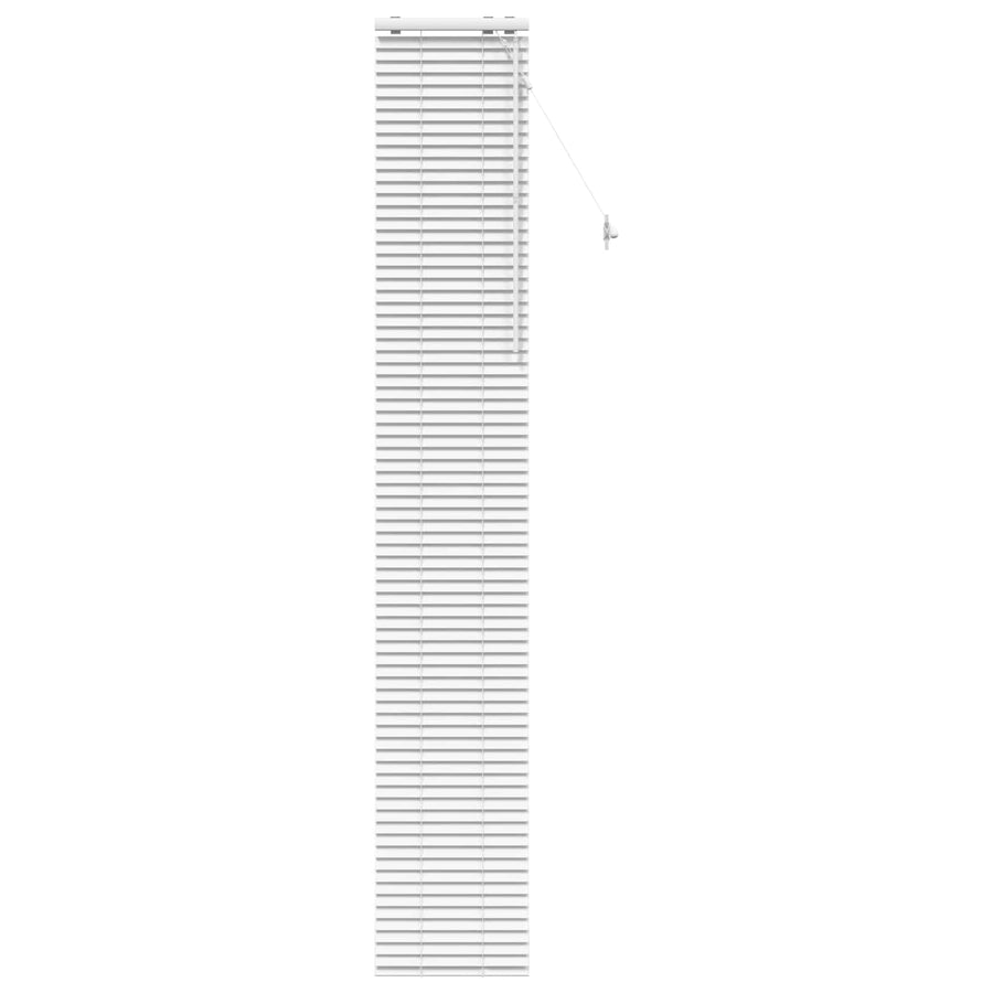 Jaloezie Wit 40 x 250 cm 35 mm Massief Paulowniahout
