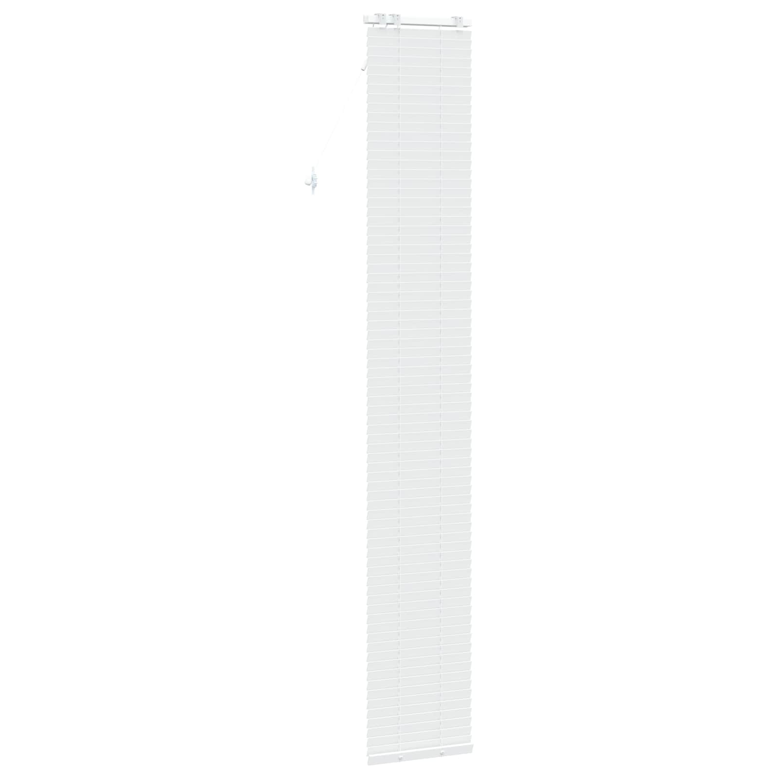 Jaloezie Wit 45 x 250 cm 35 mm Massief Paulowniahout