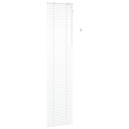 Jaloezie Wit 55 x 250 cm 35 mm Massief Paulowniahout