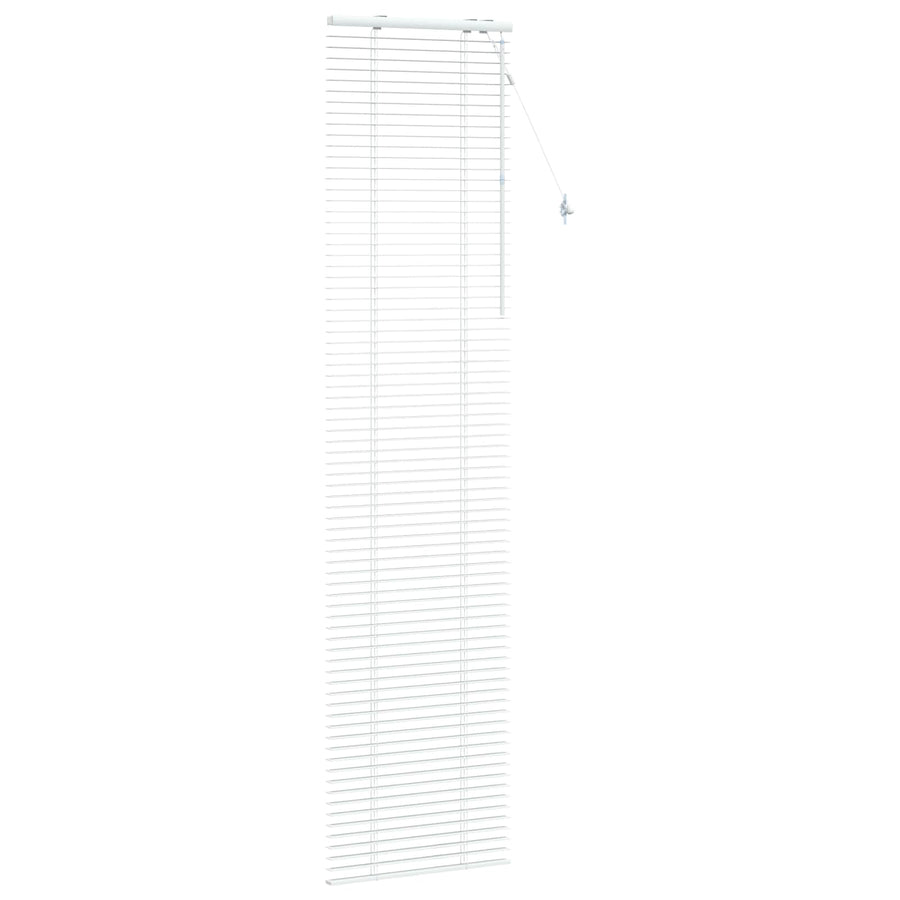 Jaloezie Wit 60 x 250 cm 35 mm Massief Paulowniahout