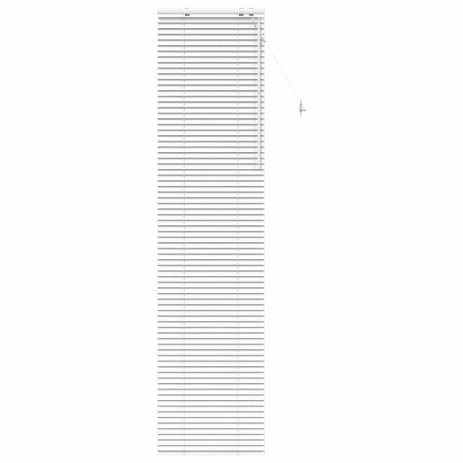 Jaloezie Wit 60 x 250 cm 35 mm Massief Paulowniahout