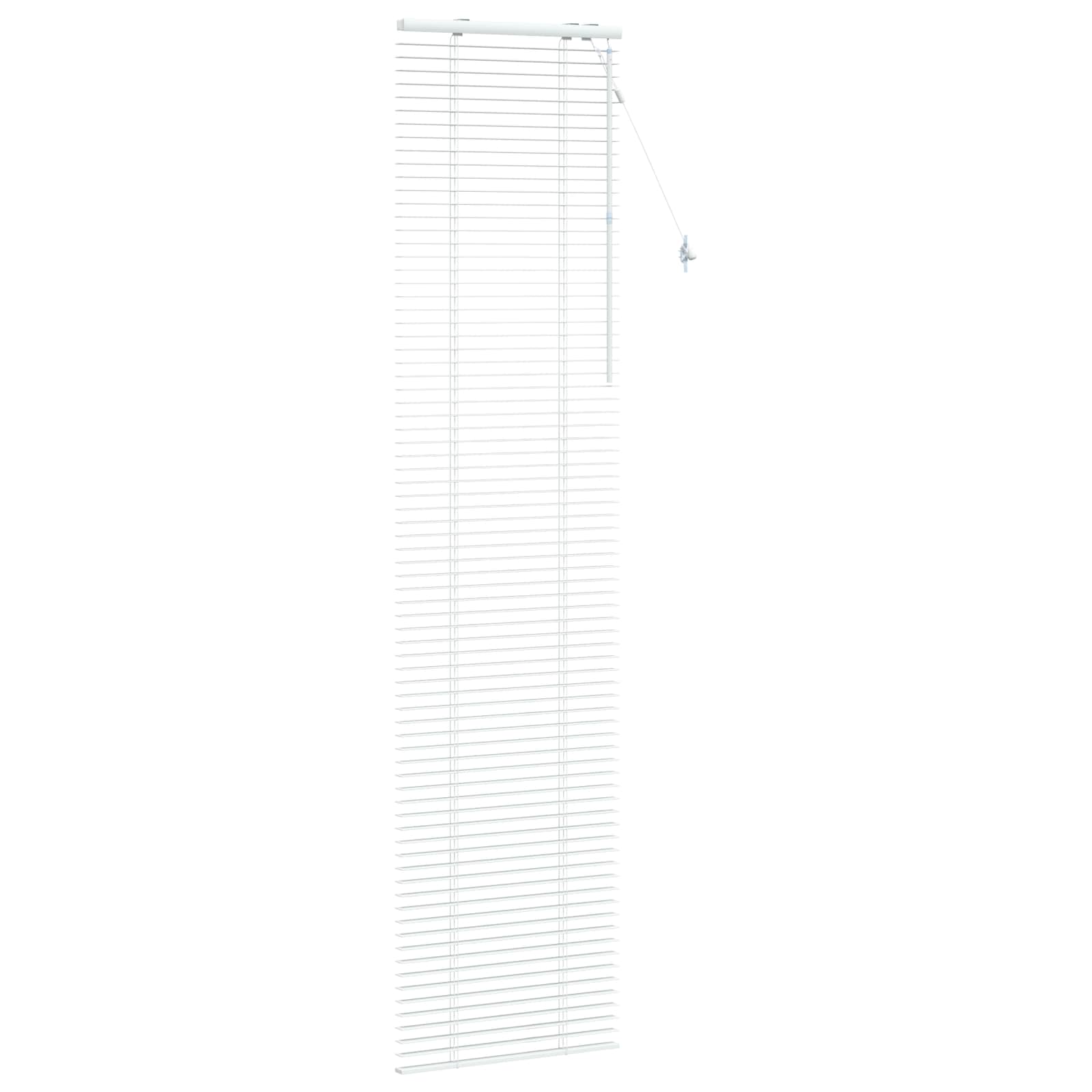 Jaloezie Wit 65 x 250 cm 35 mm Massief Paulowniahout