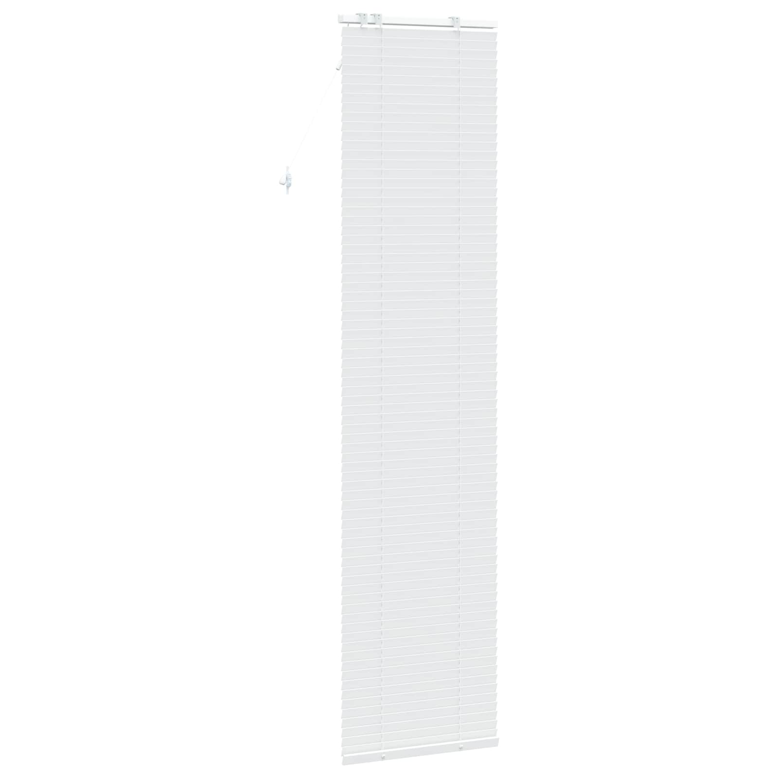 Jaloezie Wit 65 x 250 cm 35 mm Massief Paulowniahout