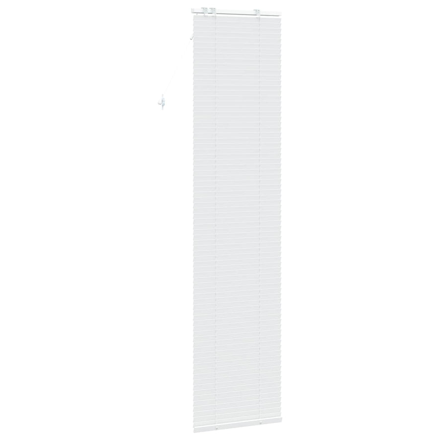 Jaloezie Wit 65 x 250 cm 35 mm Massief Paulowniahout