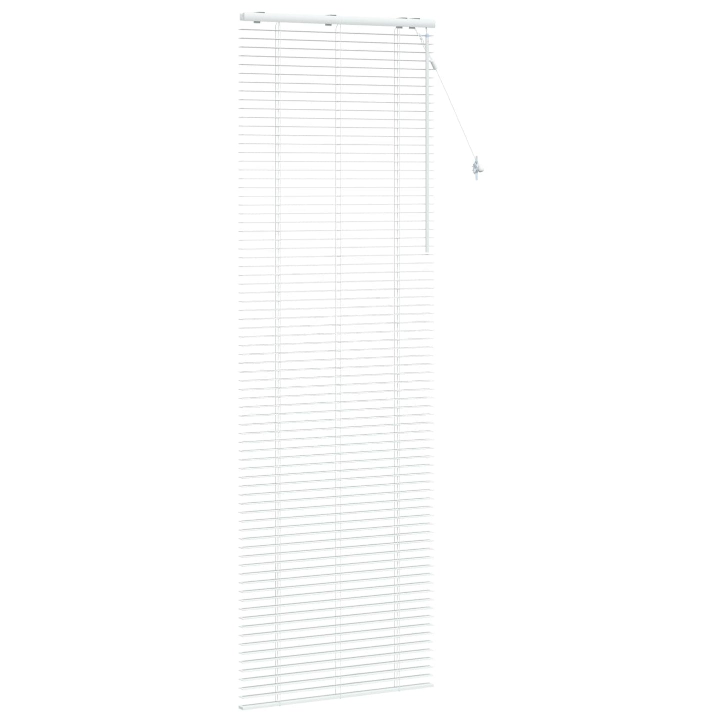 Jaloezie Wit 80 x 250 cm 35 mm Massief Paulowniahout
