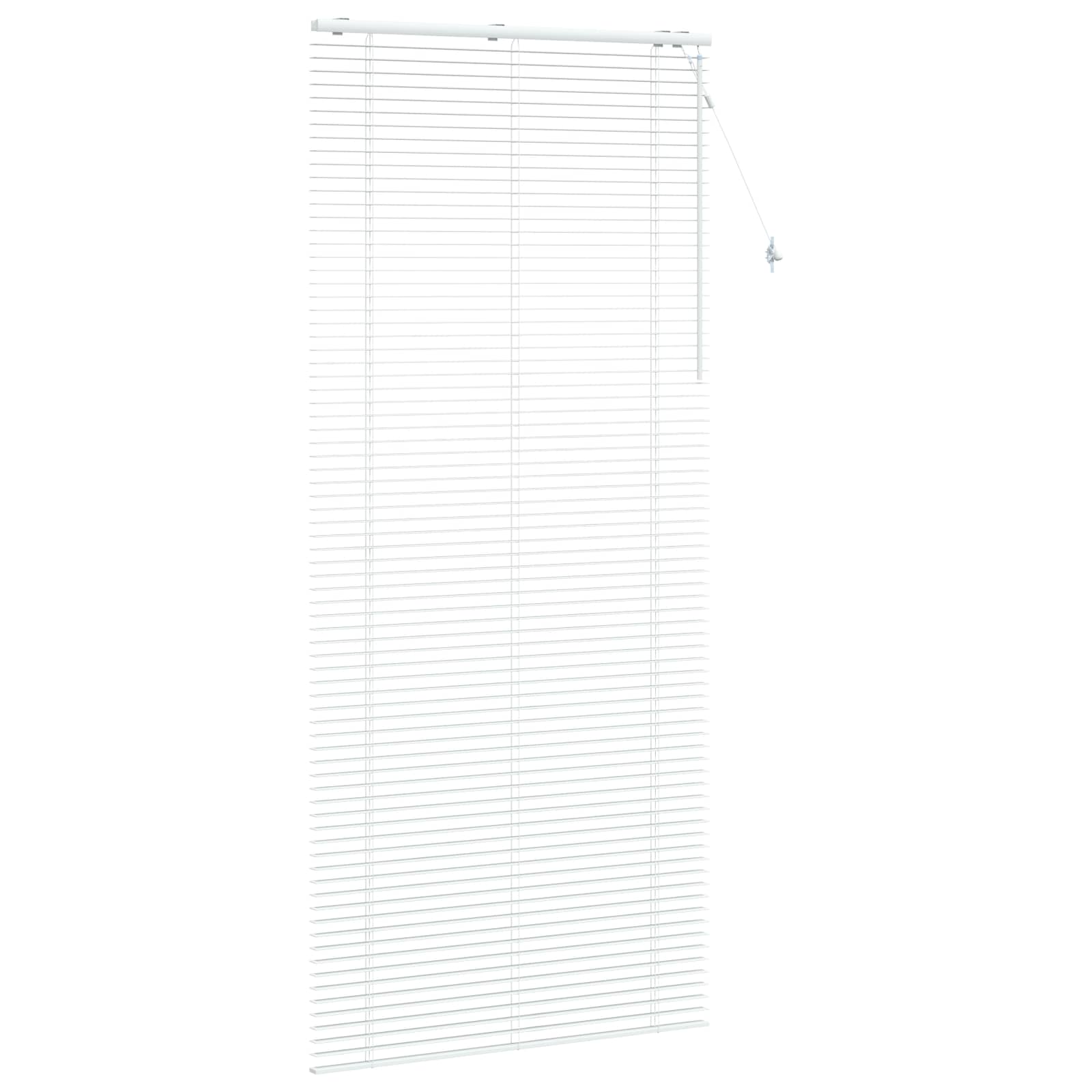Jaloezie Wit 105 x 250 cm 35 mm Massief Paulowniahout
