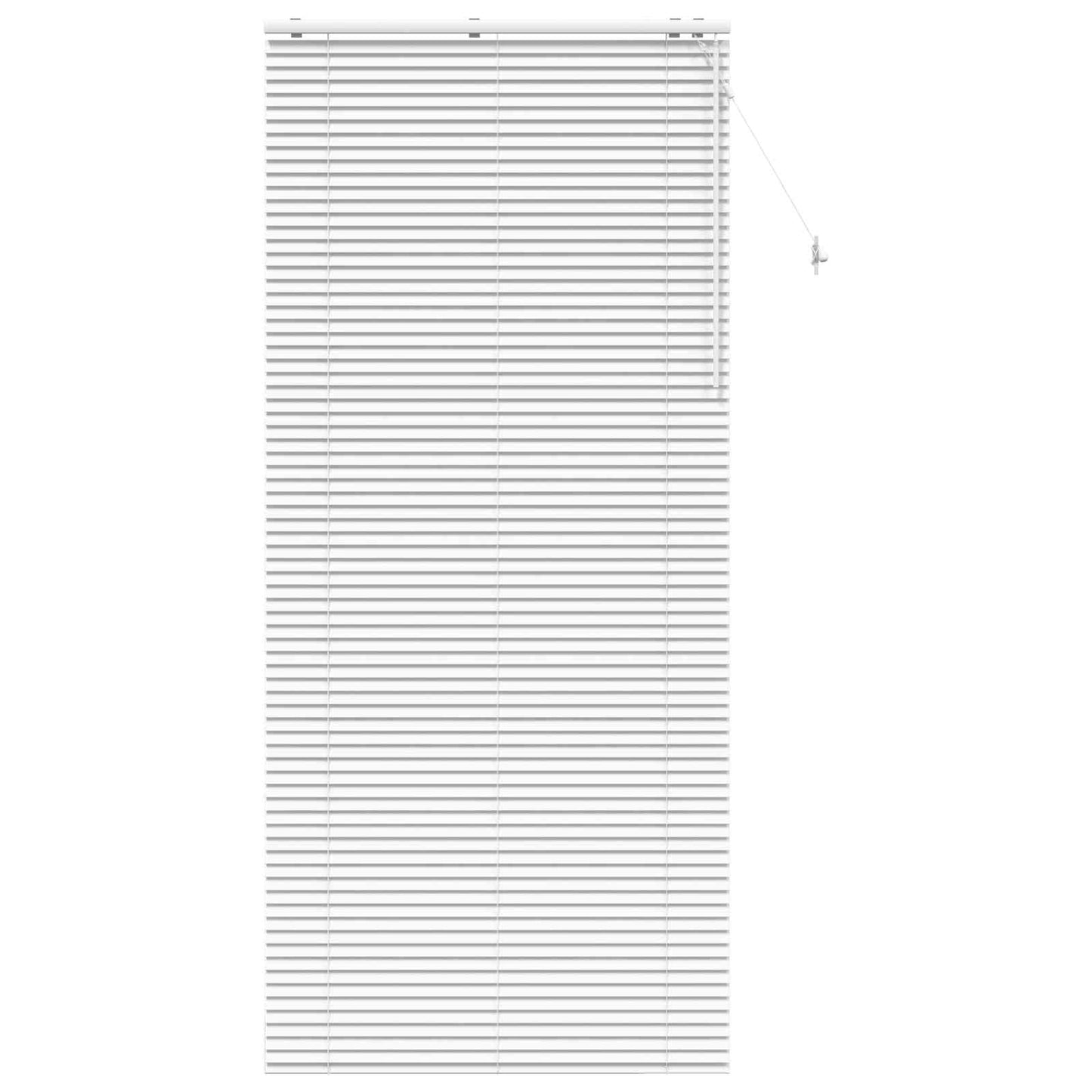 Jaloezie Wit 105 x 250 cm 35 mm Massief Paulowniahout