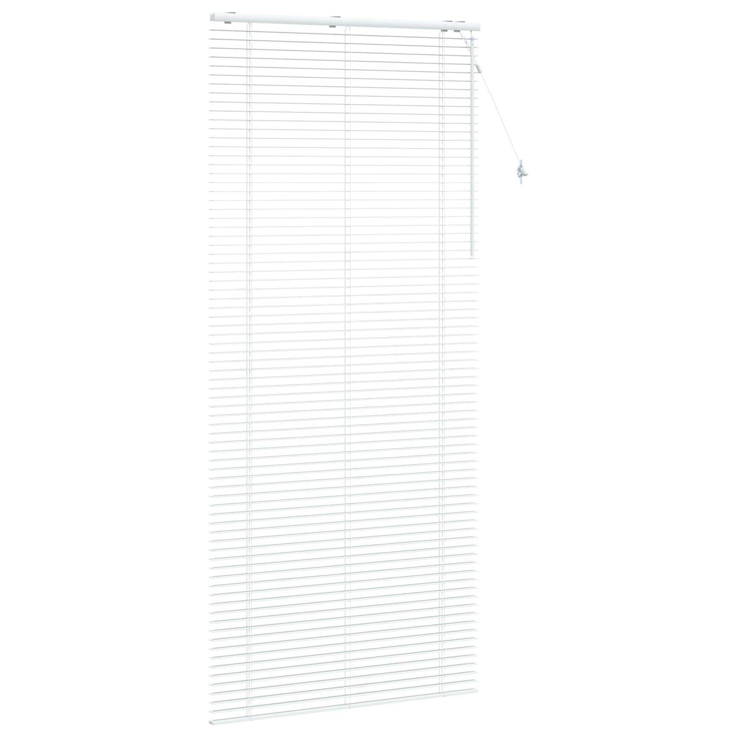 Jaloezie Wit 110 x 250 cm 35 mm Massief Paulowniahout