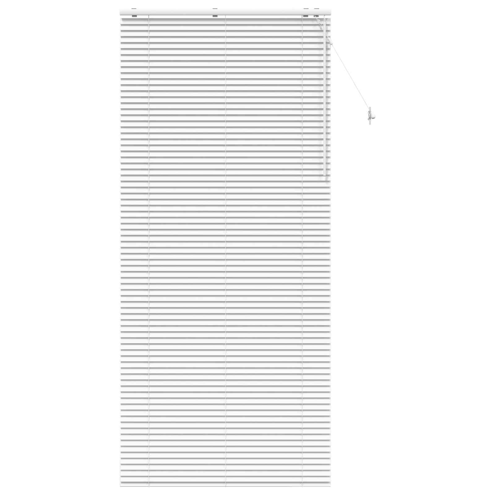 Jaloezie Wit 110 x 250 cm 35 mm Massief Paulowniahout