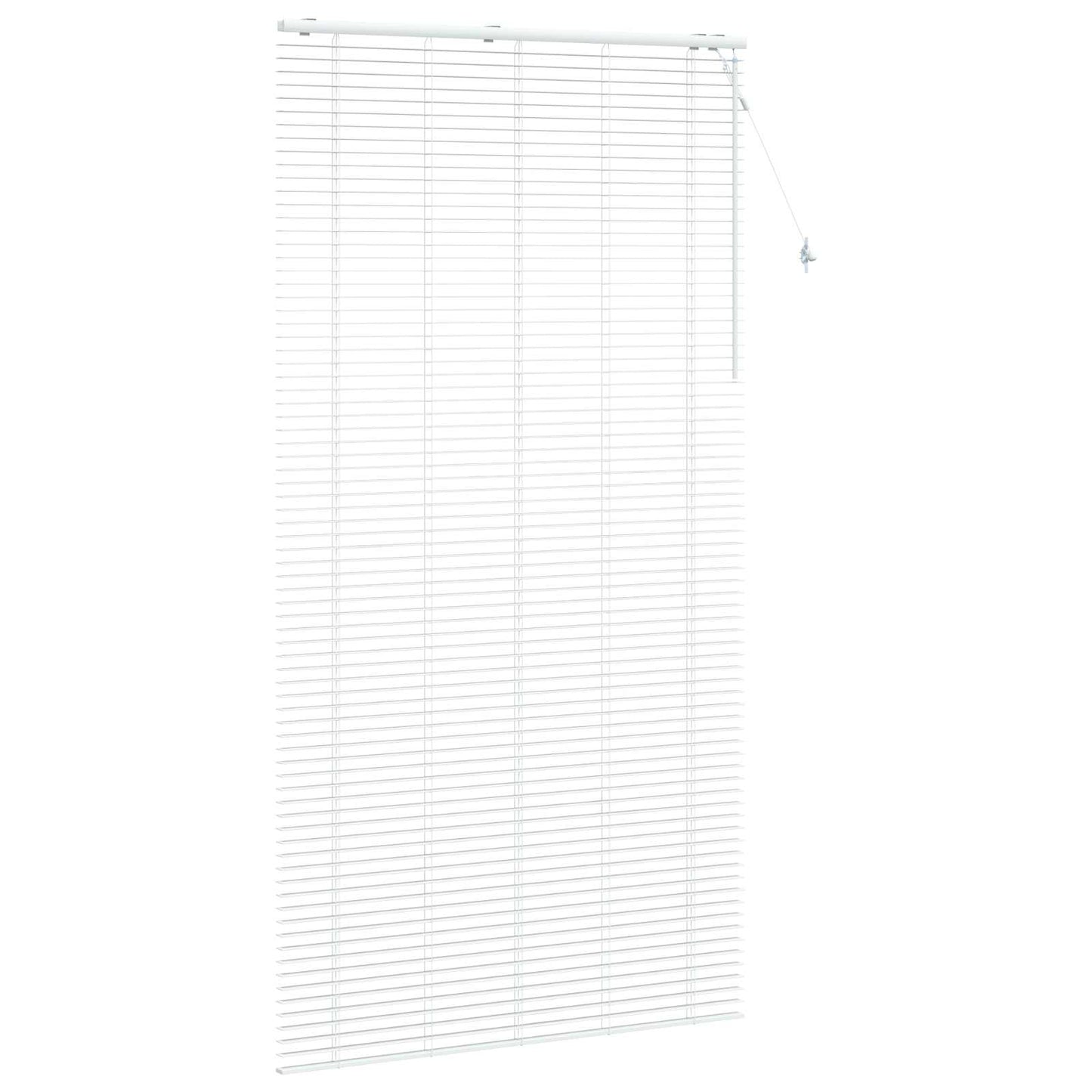 Jaloezie Wit 125 x 250 cm 35 mm Massief Paulowniahout