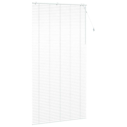 Jaloezie Wit 125 x 250 cm 35 mm Massief Paulowniahout