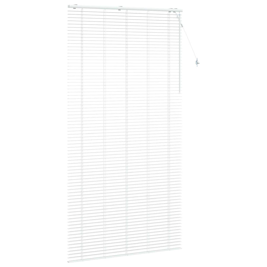Jaloezie Wit 125 x 250 cm 35 mm Massief Paulowniahout