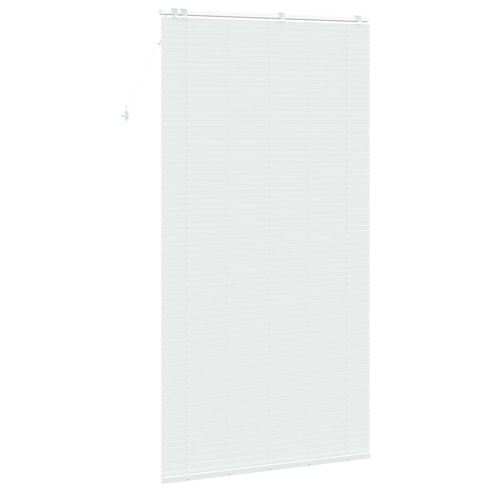 Jaloezie Wit 125 x 250 cm 35 mm Massief Paulowniahout
