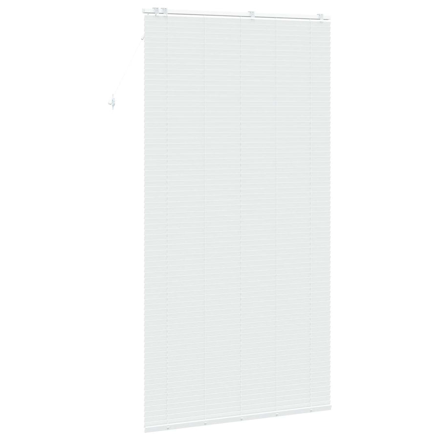 Jaloezie Wit 125 x 250 cm 35 mm Massief Paulowniahout
