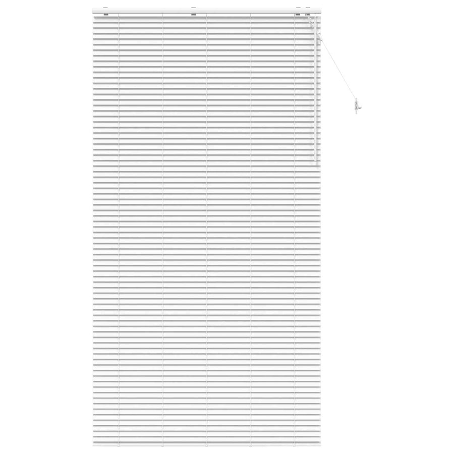 Jaloezie Wit 125 x 250 cm 35 mm Massief Paulowniahout