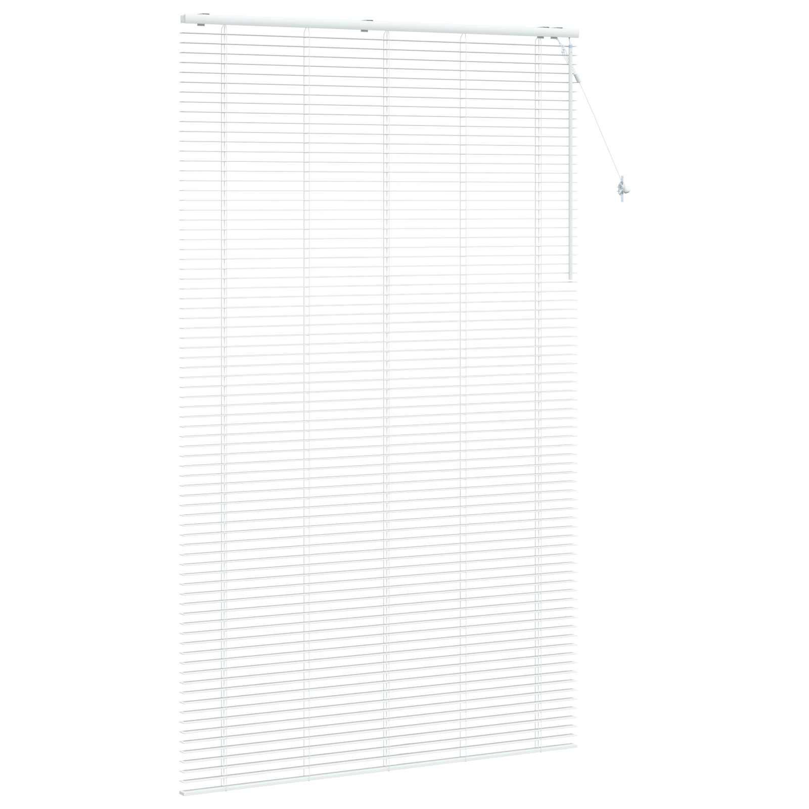 Jaloezie Wit 145 x 250 cm 35 mm Massief Paulowniahout