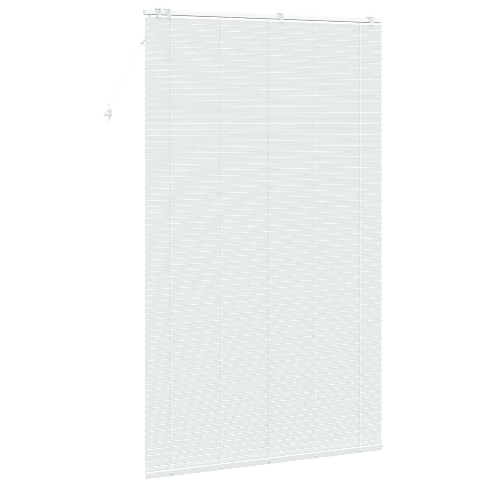 Jaloezie Wit 150 x 250 cm 35 mm Massief Paulowniahout