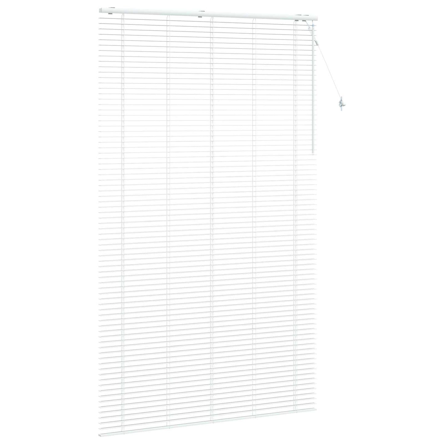 Jaloezie Wit 155 x 250 cm 35 mm Massief Paulowniahout