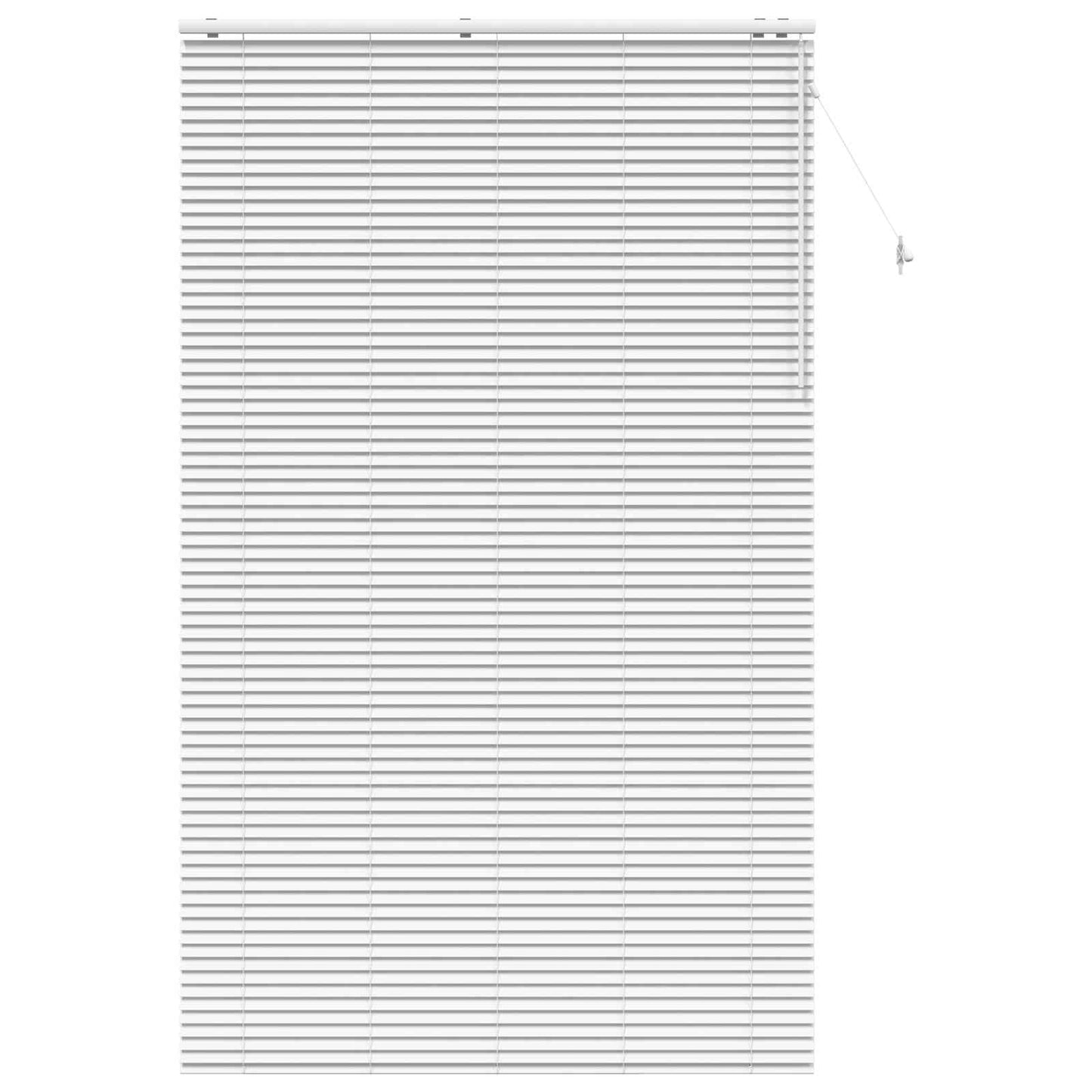 Jaloezie Wit 155 x 250 cm 35 mm Massief Paulowniahout