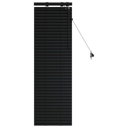 Jaloezie Zwart 50 x 130 cm 35 mm Massief Paulowniahout