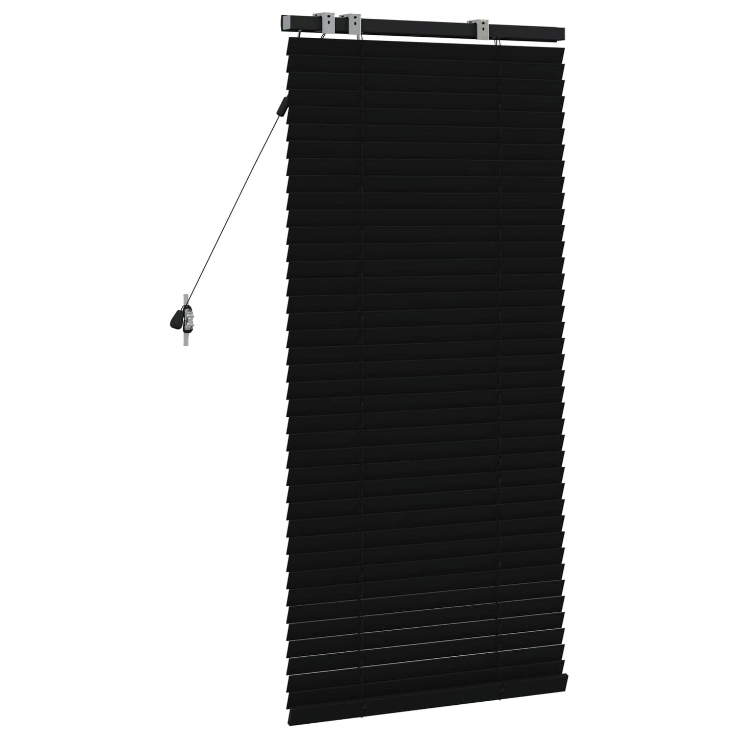Jaloezie Zwart 65 x 130 cm 35 mm Massief Paulowniahout