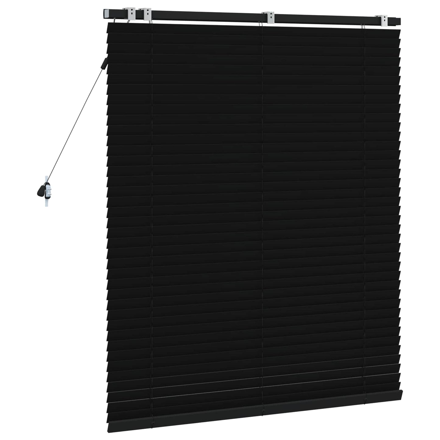 Jaloezie Zwart 100 x 130 cm 35 mm Massief Paulowniahout