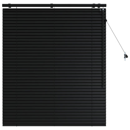 Jaloezie Zwart 105 x 130 cm 35 mm Massief Paulowniahout