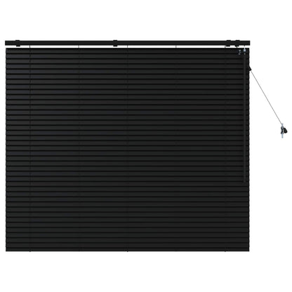 Jaloezie Zwart 130 x 130 cm 35 mm Massief Paulowniahout