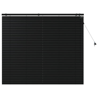 Jaloezie Zwart 160 x 130 cm 35 mm Massief Paulowniahout