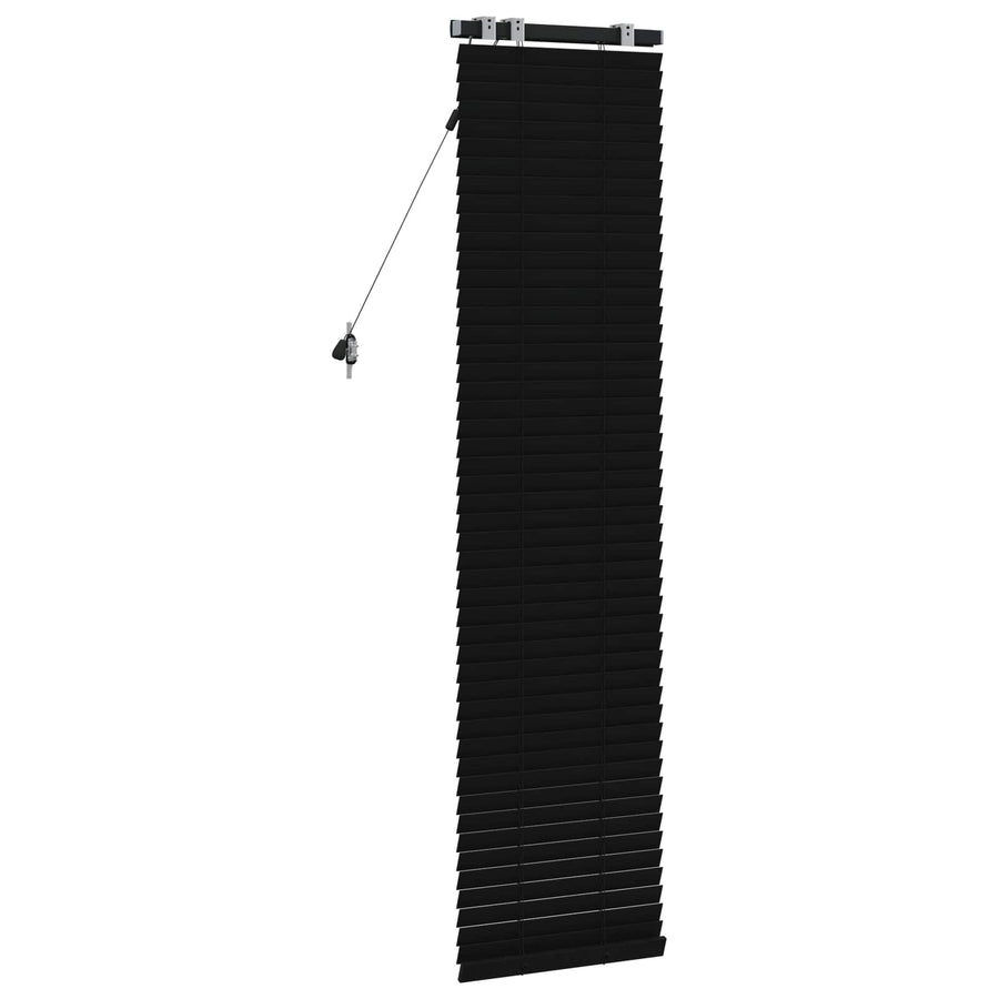 Jaloezie Zwart 45 x 160 cm 35 mm Massief Paulowniahout